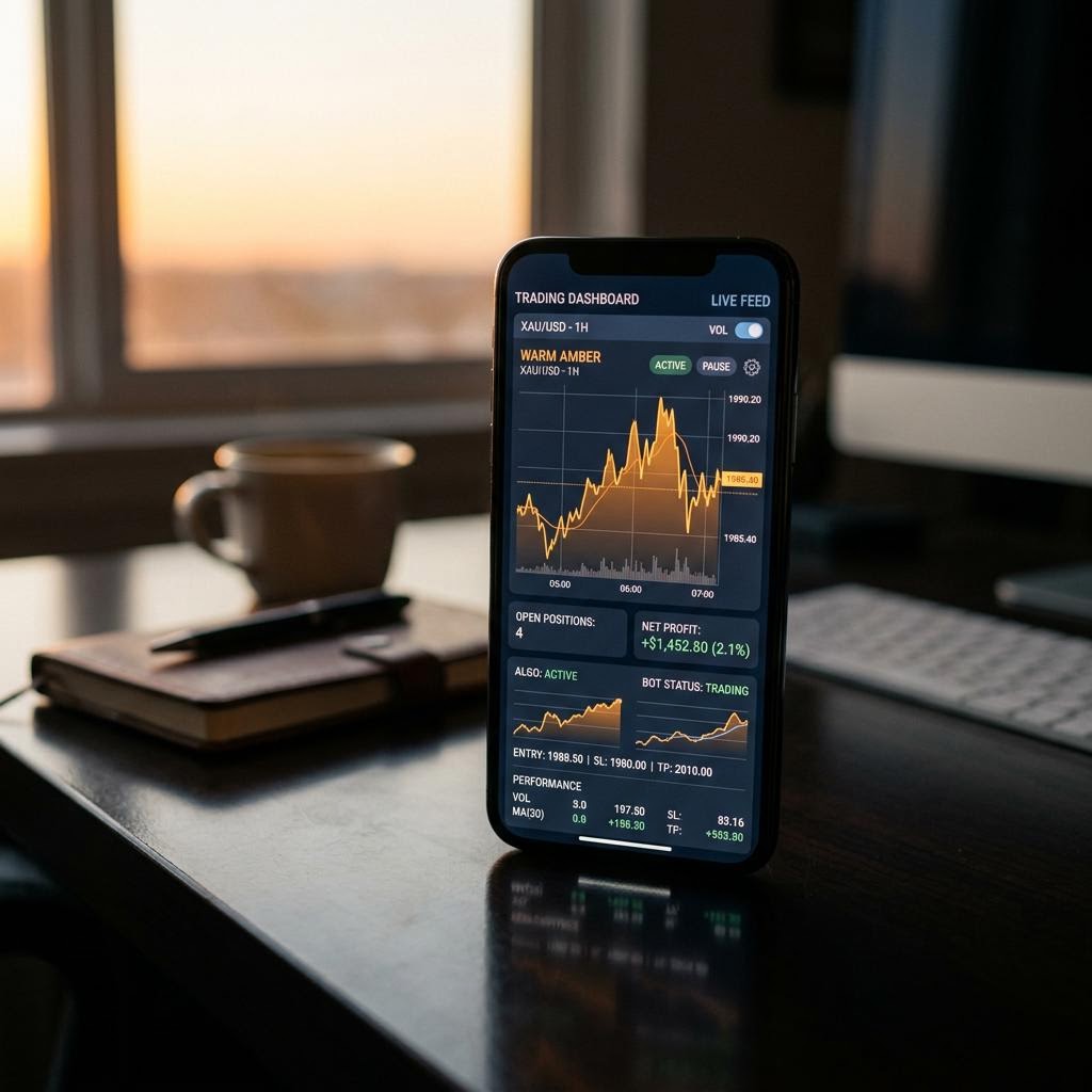 Tableau de bord Sitedoro plateforme de trading crypto IA